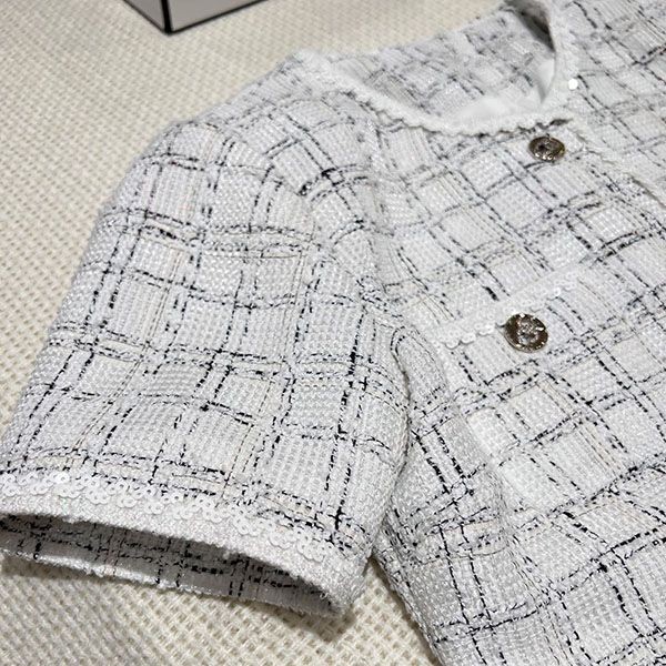使い勝手良し シャネル チェック ツイード コピー ワンピース shy91841